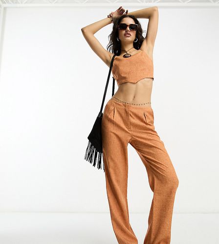 Pantaloni a vita bassa anni '90 arancioni - Reclaimed Vintage - Modalova