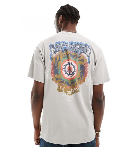 Peace Surf - T-shirt color pietra - Reclaimed Vintage - Modalova