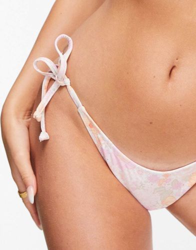 Melody - Slip bikini sgambato con laccetti a fiori multi - Rhythm - Modalova