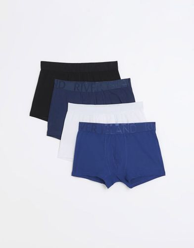 Confezione da 4 paia di boxer aderenti medio - River Island - Modalova