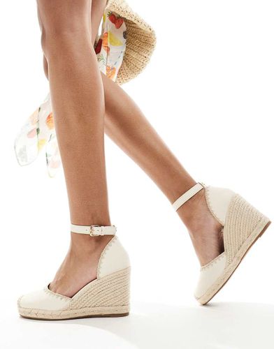 Espadrilles con zeppa crema - River Island - Modalova