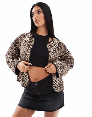 Giacca con stampa leopardata - River Island - Modalova