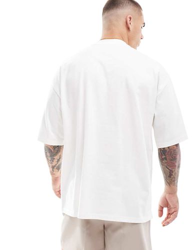 Studio - T-shirt écru oversize - River Island - Modalova