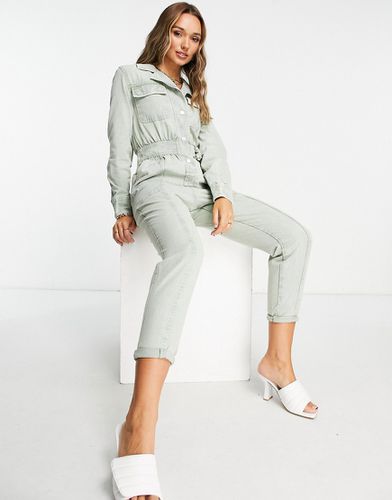 Tuta jumpsuit cargo chiaro - River Island - Modalova