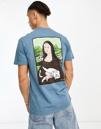 RIPNDIP - Nerma Lisa - T-shirt ardesia con stampa sul petto e sul retro - Rip N Dip - Modalova