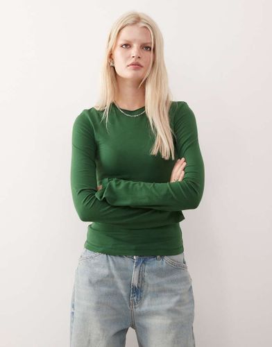 Top évasé à manches longues - foncé - Weekday - Modalova