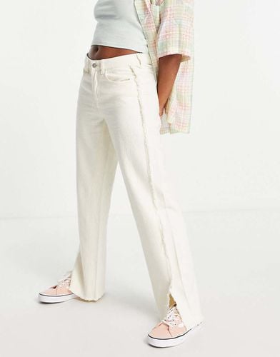 Pantaloni con fondo grezzo sporco in coordinato - Weekday - Modalova