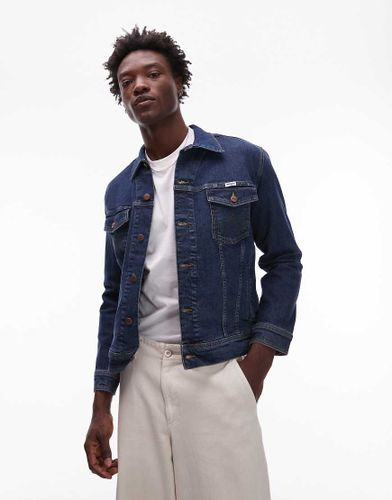Veste en jean classique - Bleu foncé délavé - Wrangler - Modalova