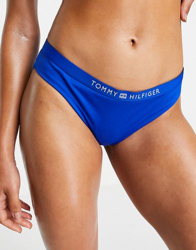 Brasiliana bikini blu ultra con logo - Tommy Hilfiger - Modalova