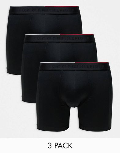 Everyday Micro - Confezione da 3 boxer aderenti neri - Tommy Hilfiger - Modalova