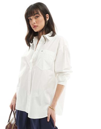 Essential - Camicia bianca oversize - Tommy Jeans - Modalova