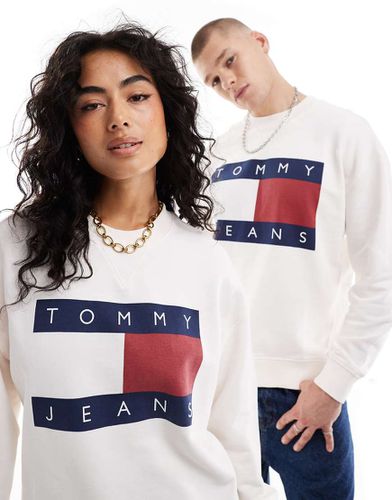 Felpa unisex sporco con bandiera grande - Tommy Jeans - Modalova