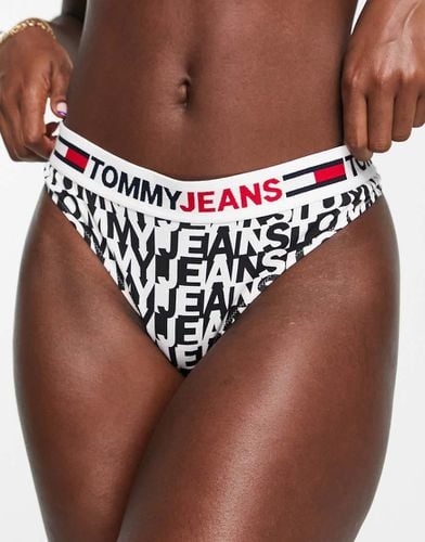 Tommy Jeans - Perizoma in misto cotone con logo - Tommy Hilfiger - Modalova