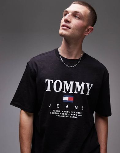 T-shirt avec grand motif sur le devant - Tommy Jeans - Modalova
