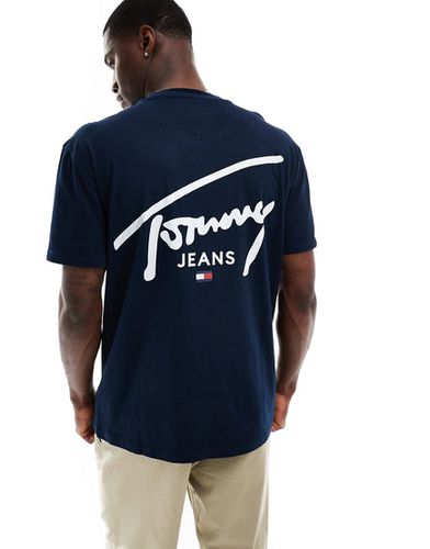 T-shirt con stampa del logo sulla schiena - Tommy Jeans - Modalova