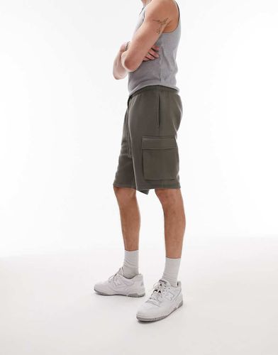 Pantaloncini cargo kaki - Topman - Modalova