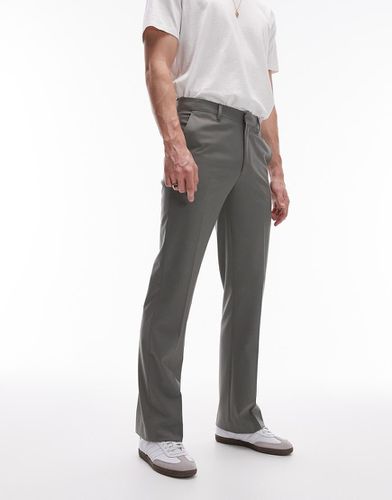 Pantaloni a zampa salvia - Topman - Modalova