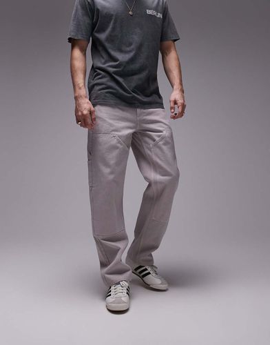 Pantaloni ampi écru - Topman - Modalova