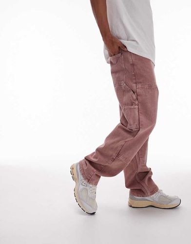 Topman - Pantaloni ampi rosa - Topman - Modalova