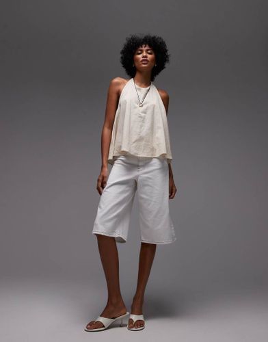 Bermuda en jean - Os - Topshop - Modalova