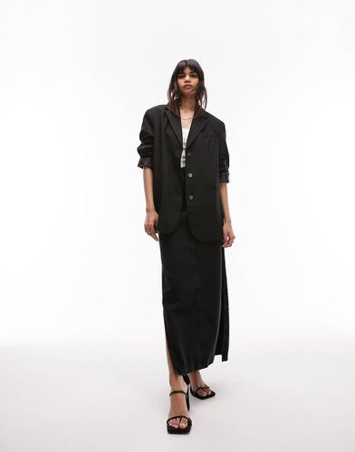 Blazer oversize sartoriale con maniche attorcigliate - Topshop - Modalova