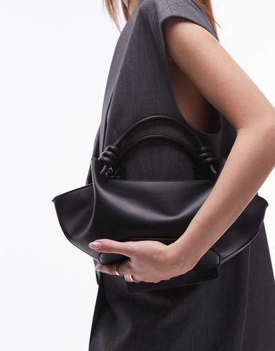 Gale - Borsa a mano nera con manico con nodo - Topshop - Modalova