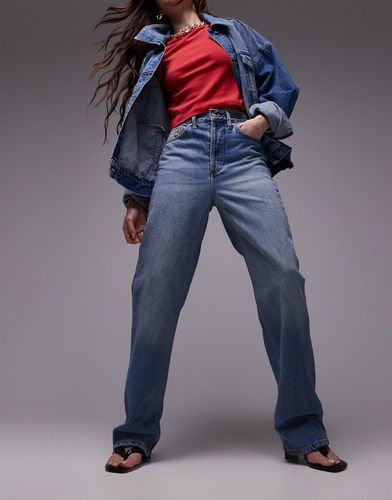 Topshop - Kort - Jeans blu medio - Topshop - Modalova
