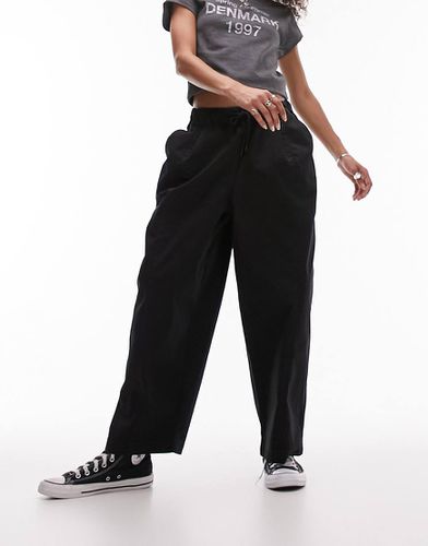 Pantaloni a palloncino neri - Topshop - Modalova