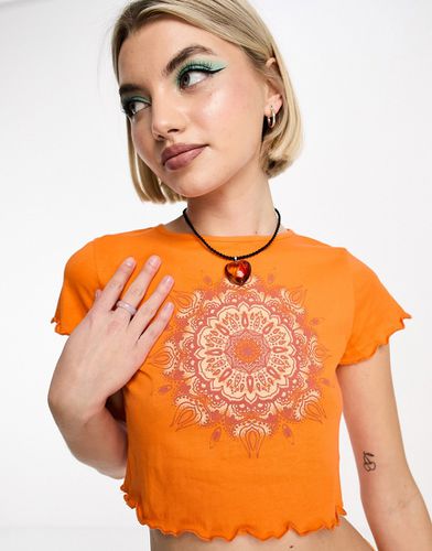 T-shirt mini con mandala stampato - Tammy Girl - Modalova