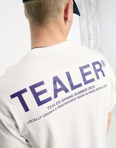 T-shirt bianca con logo - Tealer - Modalova