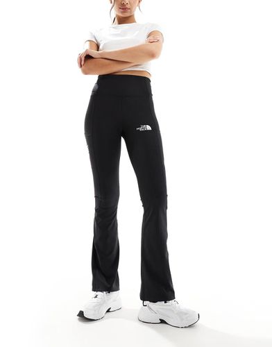 Leggings a zampa neri con logo - The North Face - Modalova