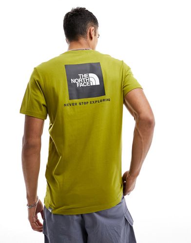 Redbox - T-shirt kaki con stampa sul retro - The North Face - Modalova