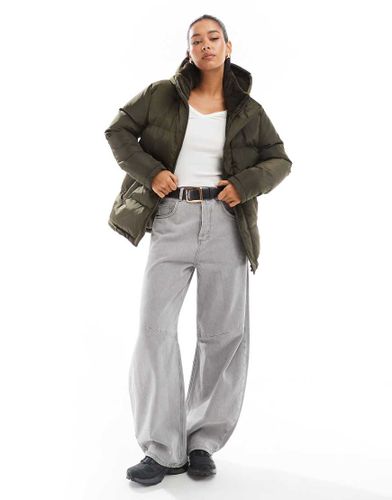 Doudoune avec col en fausse fourrure et détails à la taille - Threadbare - Modalova