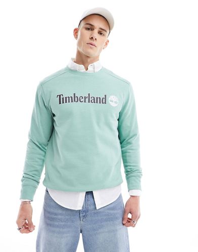 Felpa chiaro con scritta grande del logo - Timberland - Modalova