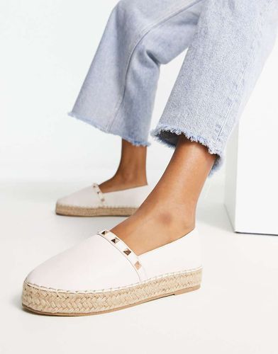 Espadrilles con borchie, colore beige - Truffle Collection - Modalova