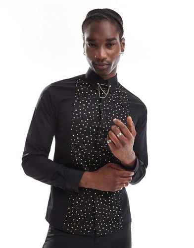 Luizzi - Camicia a pois oro - Twisted Tailor - Modalova