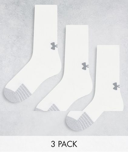 Heatgear - Confezione da 3 paia di calzini bianchi - Under Armour - Modalova