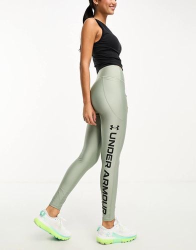 Leggings kaki con logo - Under Armour - Modalova