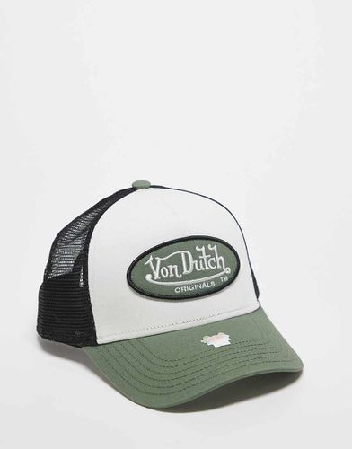 Boston - Cappellino stile trucker kaki e - Von Dutch - Modalova