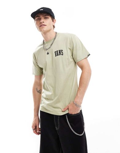 T-shirt color cuoio chiaro con logo piccolo stile college - Vans - Modalova