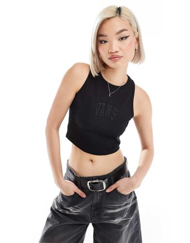 Crop top senza maniche con logo stile college - Vans - Modalova