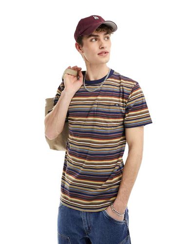 Cullen - T-shirt marrone e multicolore a righe - Vans - Modalova