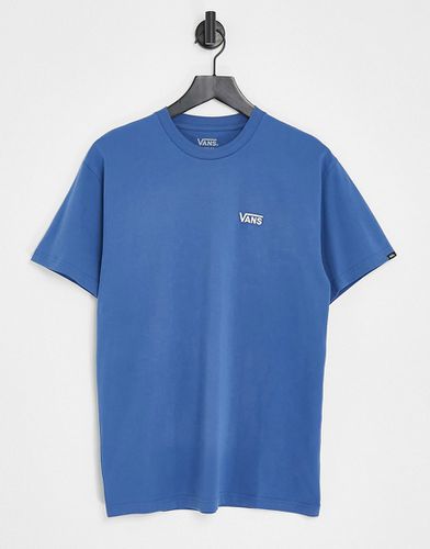 Left Chest - T-shirt blu con logo - Vans - Modalova