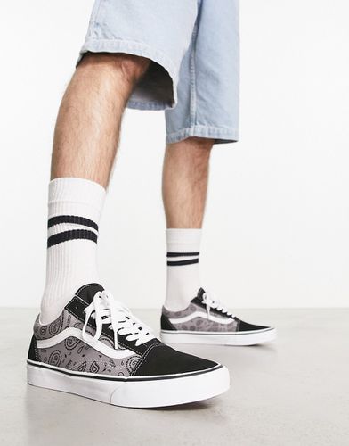 Old Skool - Sneakers grigie con stampa cachemire - Vans - Modalova