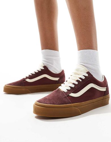 Old Skool - Sneakers marroni con suola in gomma - Vans - Modalova