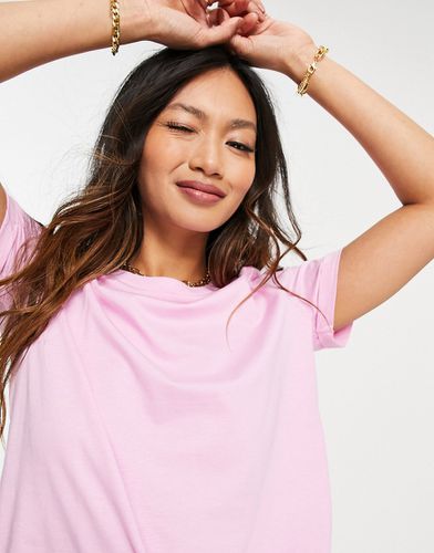 T-shirt in cotone - PINK - Vero Moda - Modalova