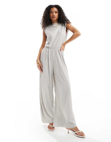 Tuta jumpsuit senza maniche accollata chiaro - Vero Moda - Modalova