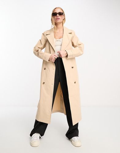 Trench beige taglio lungo - Vila - Modalova