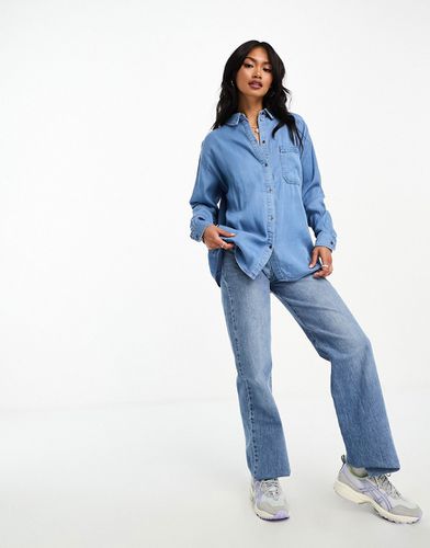 Camicia di jeans oversize medio - Vila - Modalova