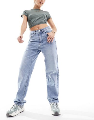 Jeans a vita alta e fondo ampio lavaggio chiaro - Vila - Modalova